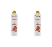 ELISIR PARQUET DETERGENTE CON OLIO NUTRIENTE -GEL PROFUMANTE - ROSA INGLESE, GERANIO E FIORI DI CILIEGIO 750ml (Confezione da 2)