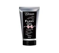 Elisium Flexygel Milky - Gel per la cura delle unghie, per manicure, UV/LED, 65 g