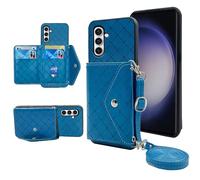 ELISORLI Custodia a portafoglio per Samsung Galaxy S26 Plus S26+5G con tracolla e supporto a griglia PU porta carte di credito ID slot per telefono cellulare sottile per S26 +26+S26Plus 26S SM-S947U