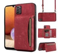 ELISORLI Custodia per telefono per Samsung Galaxy A53 5G Custodia a portafoglio con tracolla a tracolla e tasca porta carte di credito in pelle sottile supporto accessori per celle A 53 G5 53A SM