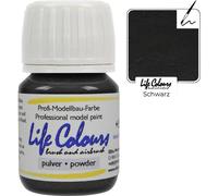 Elita LC030265 Colore in polvere per modellismo Nero 30 ml