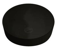 Elita Lorca lavabo 41.5x41.5 cm rotonda da appoggio nero opaca RE040420047160