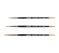 Elita Set di pennelli sintetici, 3 pezzi