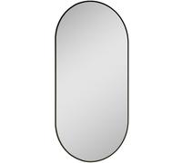 Elita Sharon specchio 52x92 cm ovale con illuminazione nero RE060520010560