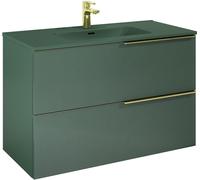 Elita Soho armadietto 100x45.3x63.5 cm sottolavabo sospeso verde RE011004047010