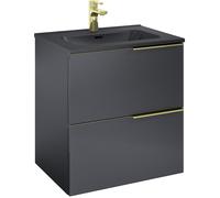 Elita Soho armadietto 60x45.3x63.5 cm sottolavabo sospeso nero RE010604047160