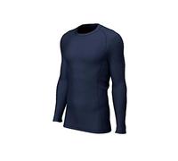 ELITE 0284 - Maglia primo strato a maniche lunghe, multiuso, in tessuto elasticizzato 250 g/mq, taglia XL, colore: blu navy
