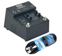 Elite Acoustics StompMix X4-2 PRO - Mixer digitale a pedale con cavo Keepdrum XLR