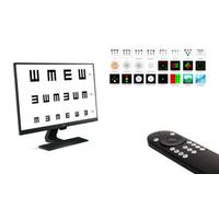 Elite Aio Digitale Visualizzatore Acuità Sistema Tabella/W Remoto & 24 " HD IPS