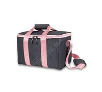 Elite bags, Borsa medica professionale, MULTY´S, Borsa per pronto soccorso, Manico e Tracolla, Divisori Interni, Borsa medica, Borsa per Forniture Mediche, Borsa sportiva, Tela, Grigio e rosa