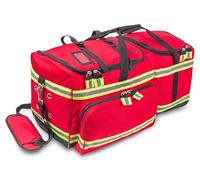 ELITE BAGS - Borsa per abbigliamento ATTACK | rosso | scomparti separati | per uso o abbigliamento privato | pratiche cinghie sul coperchio | capacità circa 105 litri
