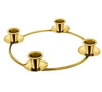 Elite Christmas Products - Anello dell'Avvento in oro per la stagione dell'Avvento. Usalo come centrotavola per creare la tua ghirlanda, candele natalizie, decorazioni natalizie