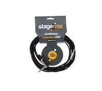 Elite Core ec-hex18 standard 3.5 mm 18-feet 1/10,2 cm TRS R/a femmina prolunga per cuffie
