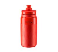 Elite Fly Tex Borraccia Ciclismo 550ml - Rossa - Ultraleggera, Senza BPA, Facile da Spremere