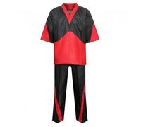 Elite Freestyle Uniforme Rosso Demo Squadra Arti Marziali Club Gi Pull A V Suit