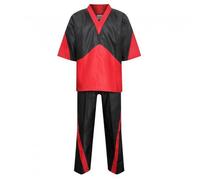 Elite Freestyle Uniforme Rosso Demo Squadra Arti Marziali Club Gi Pull A V Suit