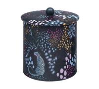 Elite Gift Boxes Sara Miller, biscottiera leopardata mezzanotte, 170 x 173 mm
