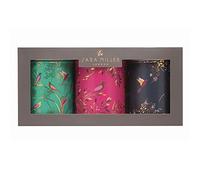 Elite Gift Boxes Sara Miller Chelsea - Set di 3 contenitori rotondi in latta, 330 x 120 x 160 mm
