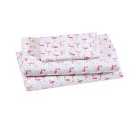 Elite Home Prodotti Microfibra 90 GSM Whimsical Printed Deep Pocketed Sheet Set, Twin, Pink