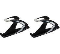 Elite, Porta borraccia Custom Race, Nero (schwarz/weiß) (Confezione da 2)