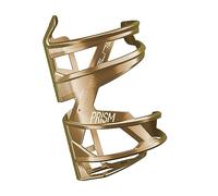 Elite Prism Right Portaborraccia in Carbonio Gold - Grafica Bianca - Leggero per Bici da Corsa e MTB