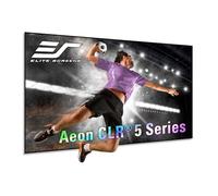 Elite Screens Aeon AR138H-CLR5 AR138H-CLR5 - Schermo per proiettore a telaio fisso, compatibile UST, 80% di rifiuto della plafoniera (ALR/CLR), 4K/8K HDR, montaggio a parete senza bordi per home