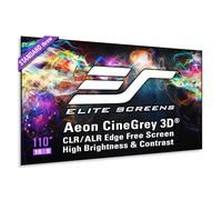 Elite Screens Aeon CineGrey AR110DHD3 - Schermo per proiettore CLR/ALR a telaio fisso da 110", proiezione standard 16:9, proiezione standard, senza bordi per soffitto e luce ambientale, montaggio a