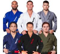 Elite Sports BJJ GI - Kimono da uomo IBJJF Jiujitsu GIS con tessuto prelavato e cintura inclusa (vedi guida speciale alle dimensioni)