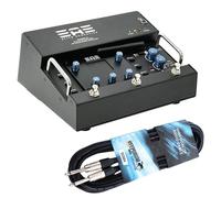 Elite StompMix X6 Acoustics - Pedale mixer digitale con cavo jack Keepdrum