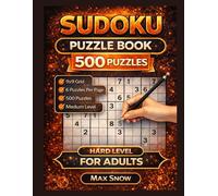 Elite Sudoku Challenge for Adults - Hard Edition (A4): 500 Advanced 9×9 Puzzles • 6 Per Page • For Serious Solvers Only