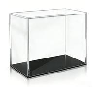 Elite-Trainer Box, custodia protettiva Etb in acrilico nero museo, per Elite Trainer Box, impilabile, protezione antipolvere con imbottitura in schiuma