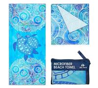 Elite Trend Asciugamani in microfibra, ad asciugatura rapida, per campeggio, sport, spiaggia, escursioni, yoga, palestra, viaggi, XL, 78 x 35 cm, con borsa, morbidi, compatti, leggeri