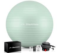 EliteAthlete Palla Fitness con Sistema Anti Burst - Palla Pilates Yoga - Fitball 55 cm 65 cm 75 cm 85 cm - Palla Gravidanza - Fit Ball incl. Pompa d'Aria