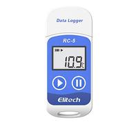 Elitech Data logger USB Display LCD, Registratore Temperature, Capacità di Registrazione di 32000 Punti, Rilevatore di Temperatura e Registratore Digitale di Dati USB