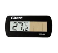Elitech DST-30 Termometro Digitale Solare per Frigorifero con Sonda Ntc 1 Metro, Ip68, Display Lcd, da -20 a 80°C, per Celle Frigo, Banchi Refrigerati e Vetrine