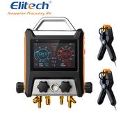 ELITECH Gruppo manometrico digitale a 4 vie per gas refrigerante MS-4000