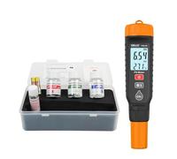 Elitech Misuratore di pH Professionale Tester pH e Temperatura Digitale con ATC e Kit Calibrazione (0,00-14,00) per Idroponica Nutrienti Acqua e Salute delle Piante, PHM-230