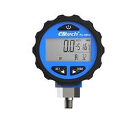 Elitech Misuratore di Pressione PG-30Pro -14.5~500 Psi Manometro Digitale di Bassa Pressione per Refrigerazione e Condizionamento Con Retroilluminazione, 87 Refrigeranti 1/8 NPT (Blu)