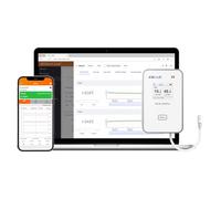 Elitech Registratore di Temperatura Wireless 4G Monitoraggio in Tempo Reale con App& Cloud Sensori Venduti Separatamente Ideale per Logistica, Farmacie e Alimenti RCW-360Pro-SC