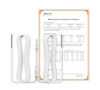 Elitech Sensore di Temperatura Esterno Sensore di Temperatura Adatto Solo per Dispositivo RCW-360Pro, Monitor da -40~80 ℃ Connettore Audio 16,4 ft*2 Sensor-TDE-RCW-360Pro