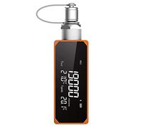 Elitech VGW-Mini Vacuometro Digitale HVAC,Misuratore di Vuoto 1/4" SAE da 1 a 19.000 Micron con Tecnologia Bluetooth, Ideale per Pompa di Calore, Condizionatori Affidabile e Preciso