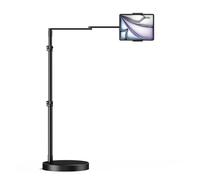 elitehood Supporto da pavimento regolabile per tablet con base resistente, supporto orizzontale da 24 pollici per iPad da pavimento per letto e divano, compatibile con iPad mini Air Pro 13/4,7-13