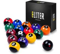 ELITER SPORTS Set di palline da biliardo nere