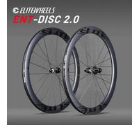 ELITEWHEELS Ruote in carbonio ORL 2.0 Freno a disco 700c Cerchio in carbonio Blocco centrale Set di ruote per bici da strada Set di ruote da corsa su strada di qualità UCI