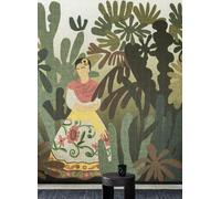 Élitis Carta da parati panoramica La Passion Diego - Grün /Rot