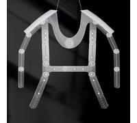 Manichino Posa Regolabile per Grucce in Plastica Trasparente, Grucce per Abbigliamento Boutique per Set per Bambini e Donne/Uomini, Ganci per Fondali Fotografici Leggeri(Male)