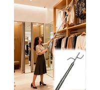 Elitix Mezzo Marinaio Gancio per Barca/Asta Telescopica per Negozio di Abbigliamento, Asta Estensibile per Ormeggio Gommoni con Gancio, Gancio A Scomparsa(Style a,96-242cm/37.8-95.3in)