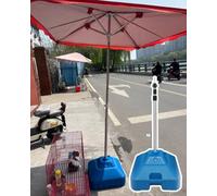 Elitix Pali per Telo Vele Ombreggianti Aste di Prolunga per Il Supporto di Coperture Retrattili con Base, Vela Ombreggiante da Esterno per Installazione su Cemento(Blue/1 Pack,300CM/9.8FT/60KG)