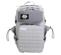 ELITRAINX ELITEX TRAINING - Zaino tattico idrorepellente con scomparto per scarpe e portatile, con cabina aereo da viaggio, cerniera impermeabile Oxford 1000D, argento, 45L, Sport