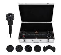 Elitzia G5 Massaggiatore dimagrante a vibrazione Axis Push Technology per bruciare i grassi e recupero muscolare, 5 testine di massaggio regolabili in velocità ET2007G